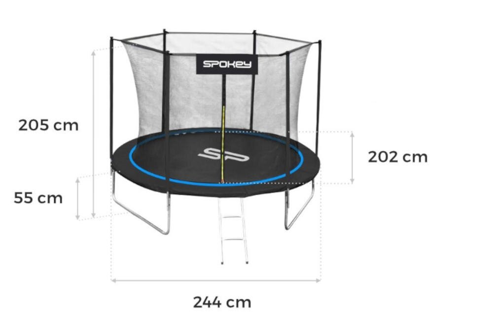 SPOKEY solidne ramy bezpieczna podstawa siatka zabezpieczająca zamek