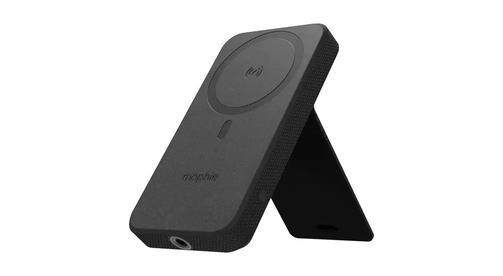 Powerbank MOPHIE Snap+ Powerstation Stand 10000mAh MagSafe Czarny nagrywanie matrycy