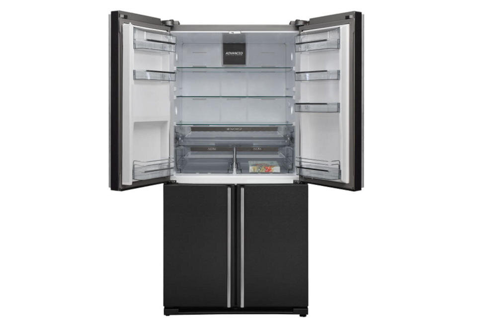 SHARP SJ-FF560EVA-EU funkcje lodówka czystość antifingerprint odciski palce blokada rodzicielska tryb wakacyjny