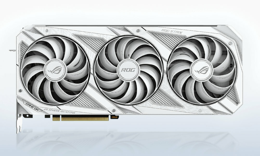 464346ASUS ROG Strix GeForce RTX 3070 White V2 LHR 8GB baner