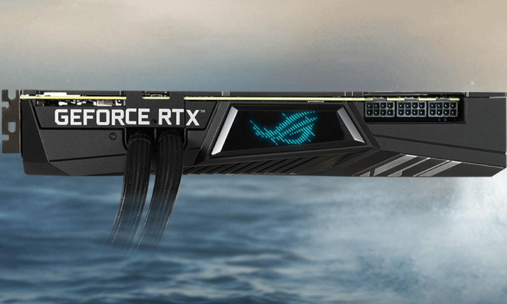 ASUS ROG Strix GeForce RTX 3080 Ti LC LHR 12GB bok