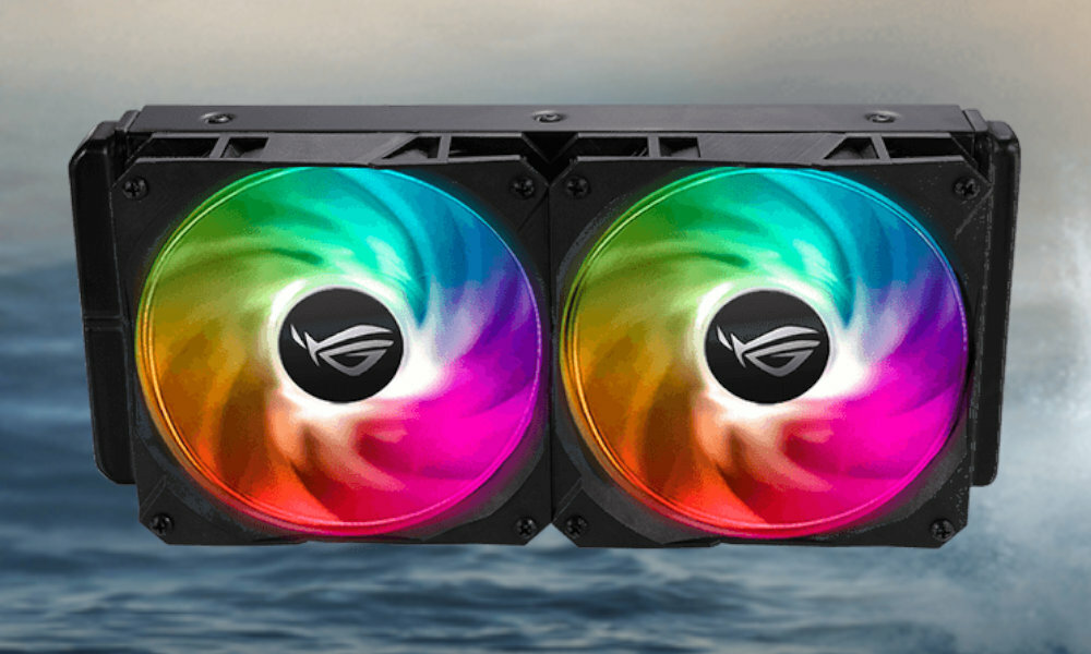 ASUS ROG Strix GeForce RTX 3080 Ti LC LHR 12GB wentylatory