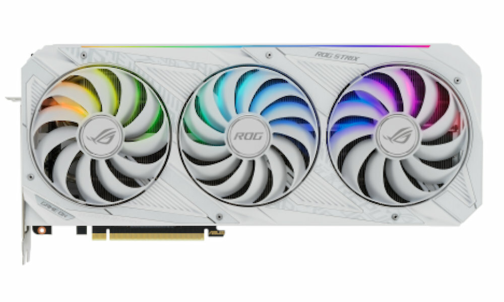 ASUS ROG Strix GeForce RTX 3080 V2 White Edition LHR 10GB rgb