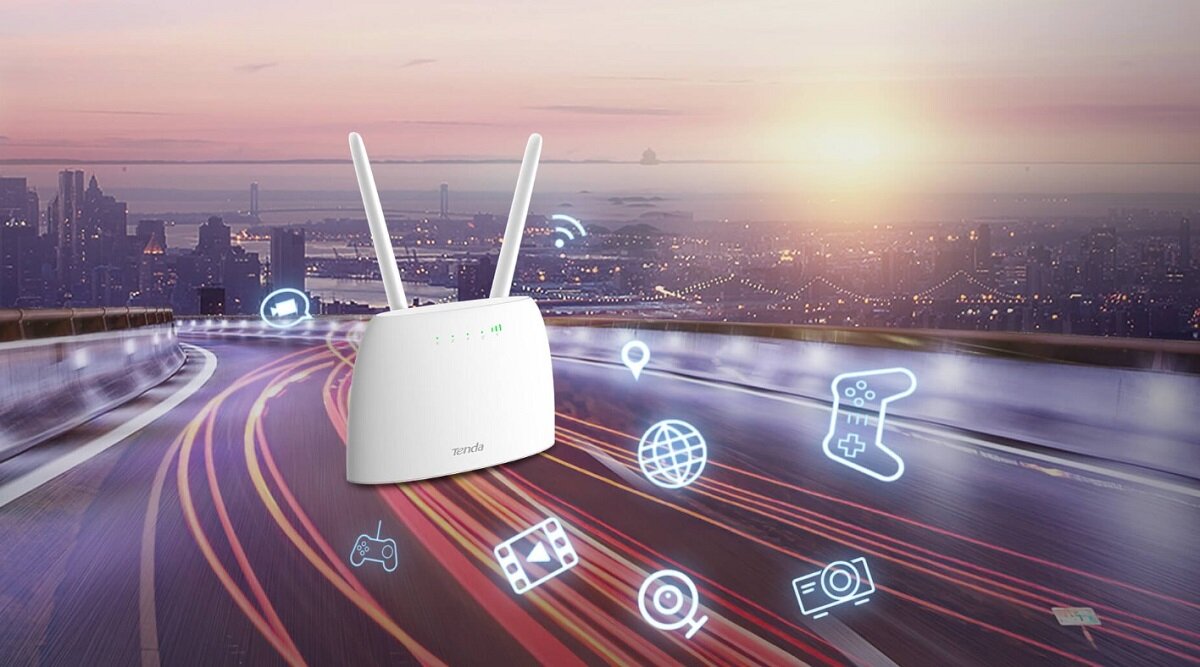 Router TENDA 4G07 antena zewnętrzna antena wewnętrzna Bezprzewodowy wysoka jakość wydajny