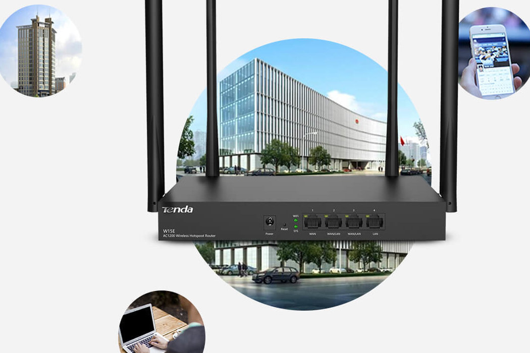 Router TENDA W15E VPN LAN