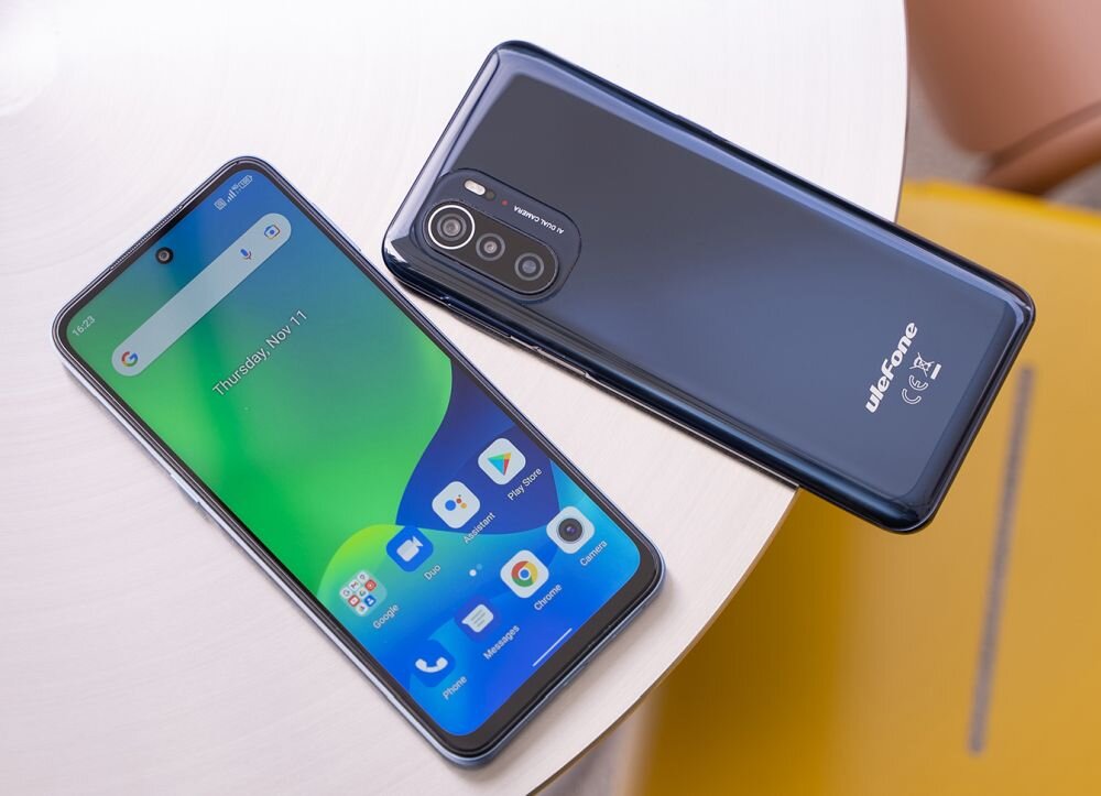 Smartfon ULEFONE Note 13P ekran bateria aparat procesor ram pamięć pojemność rozdzielczość zdjęcia filmy opis dane cechy blokady system łączność wifi bluetooth obudowa szkło odporność porty muzyka transfer sieć przekątna matryca waga czujniki oled amoled ips