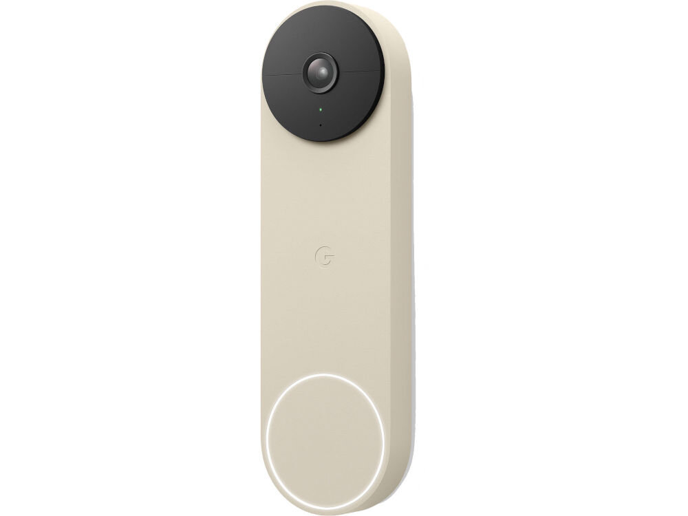 Wideodomofon GOOGLE Nest Doorbell Linen GA03013-US Wi-Fi/Bluetooth elementy zestaw