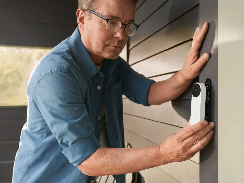 Wideodomofon GOOGLE Nest Doorbell Snow GA01318-US Wi-Fi/Bluetooth montaż powiadomienia alerty