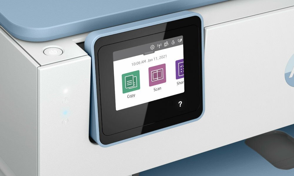 HP Envy Inspire 7221e wyswietlacz