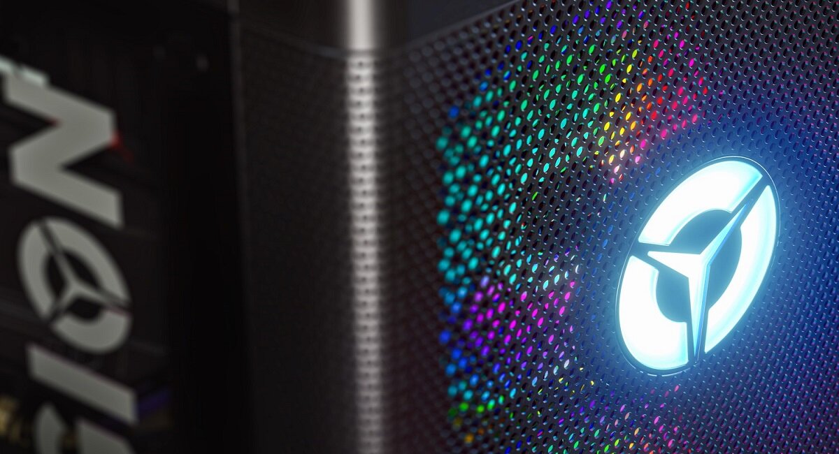 Komputer LENOVO Legion T5 Doskonały wybór dla najbardziej wymagających graczy Sprzęt zachwyca nowoczesnym, iście gamingowym designem
