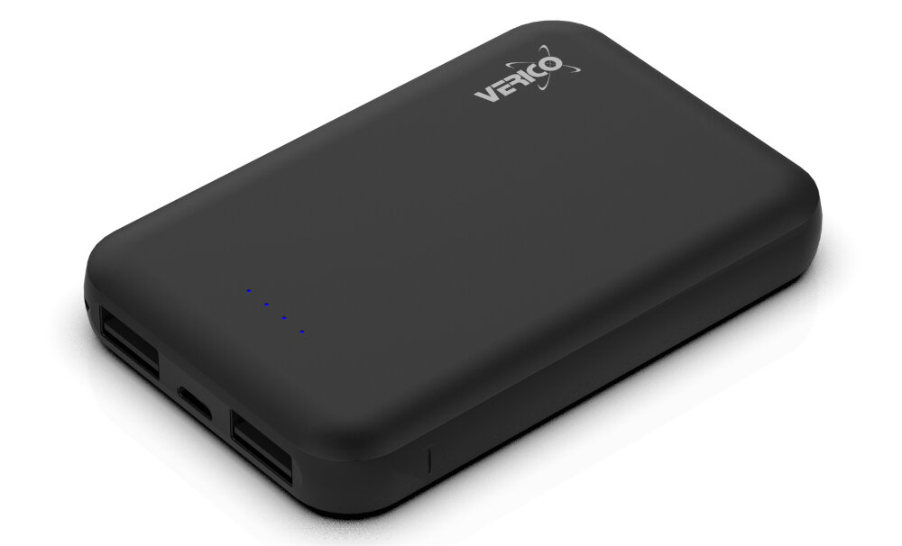 Powerbank VERICO Power Guard 5000mAh 4PW-PGGBK1-NN Czarny wolniejsze zużycie energii akumulator jakość