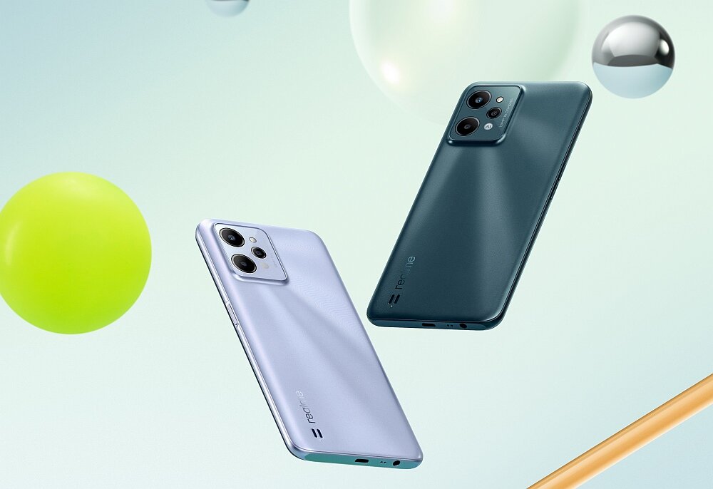 Smartfon REALME C31 ekran bateria aparat procesor ram pamięć pojemność rozdzielczość zdjęcia filmy opis dane cechy blokady system łączność wifi bluetooth obudowa szkło odporność porty muzyka transfer sieć przekątna matryca waga czujniki