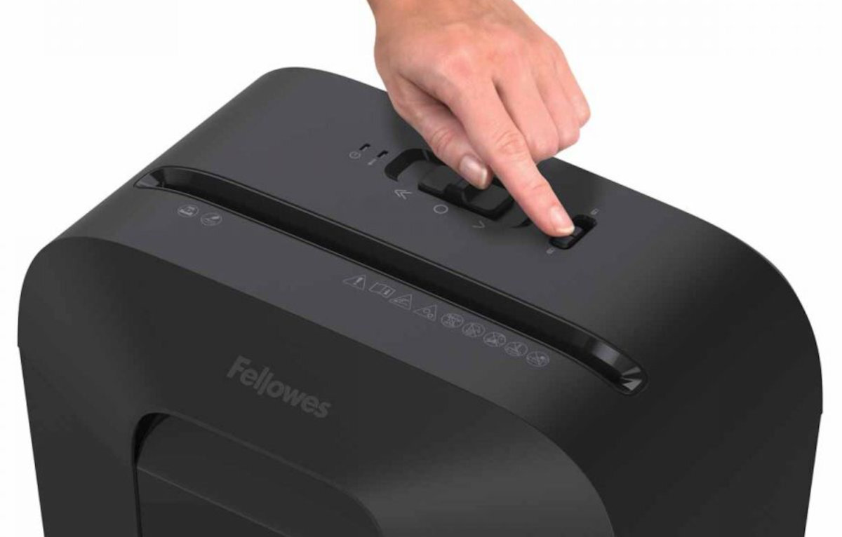 Niszczarka FELLOWES LX50 + Zszywacz LX850 bezpieczna takze bez Twojego nadzoru