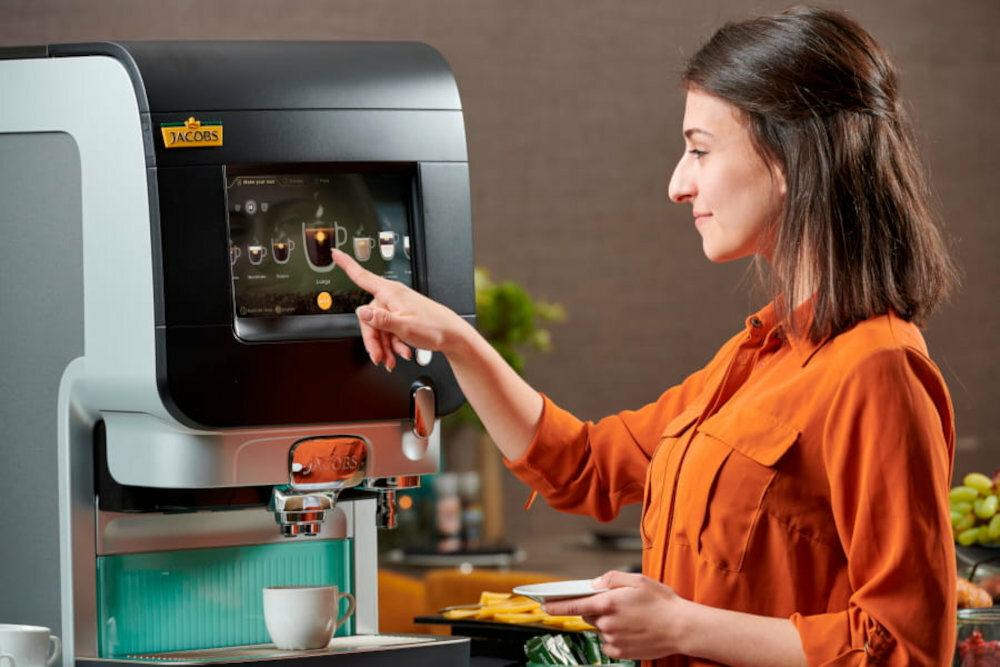  Ekspres JACOBS Excellence Compact Touch Cafitesse do 150 kaw na godzine przeznaczenie uzytkowanie mozliwosci