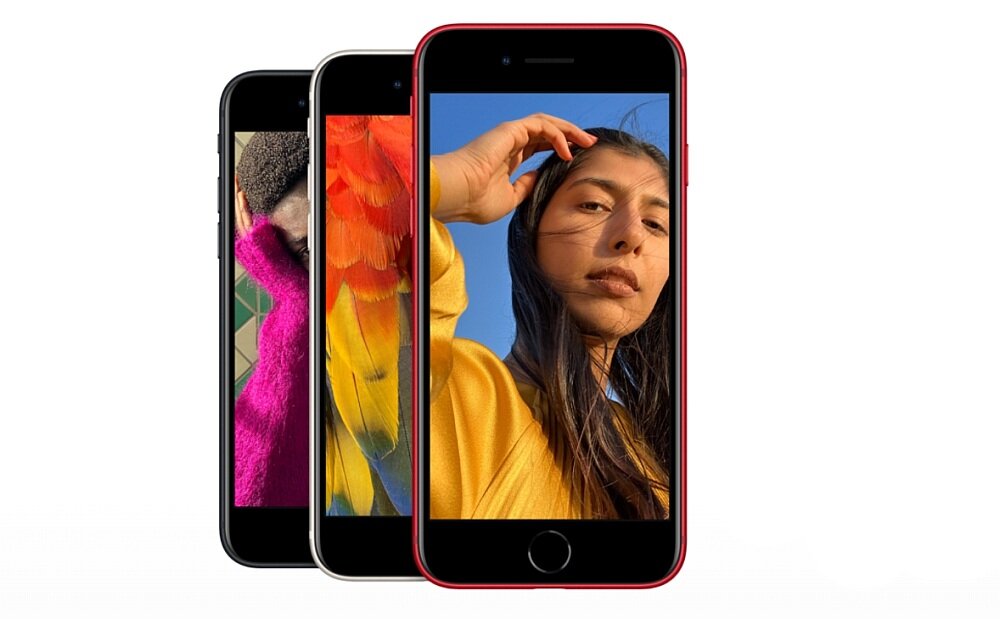 Smartfon APPLE iPhone SE 2022 ekran bateria procesor ram pamięć aparat blokada rozdzielczość pojemność zdjęcia system ios dane parametry opis