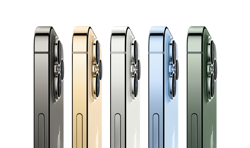 Apple iPhone 13 pro ekran procesor bateria wydajność pamięć ram pojemność rozdzielczość aparat obiektyw funkcje cechy muzyka ochrona obudowa odporny