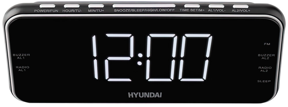 Radiobudzik HYUNDAI RAC 521 - Praktyczne opcje ładowania, zasilanie bateryjno-sieciowe