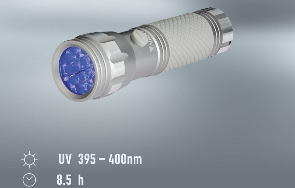 VARTA latarka diody uv oszczędność energia wydajność zasilanie baterie
