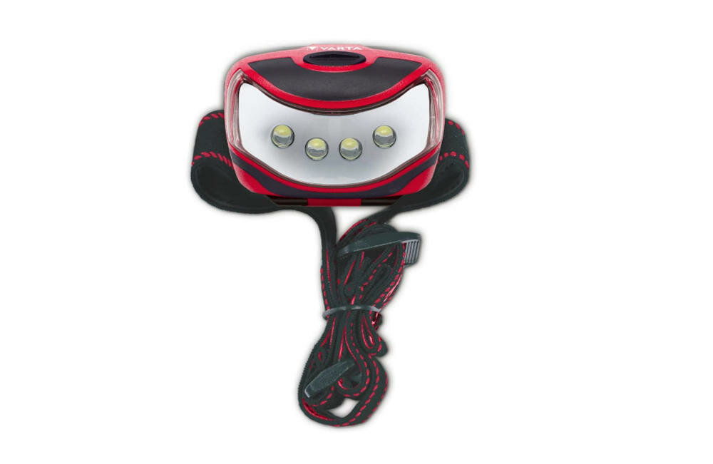 VARTA latarka tryb świecenie białe światło diody led oszczędność energia solidna obudowa aluminium guma odporność stabilność upadki uderzenia podróż wycieczka przygody elegancki stylowy design