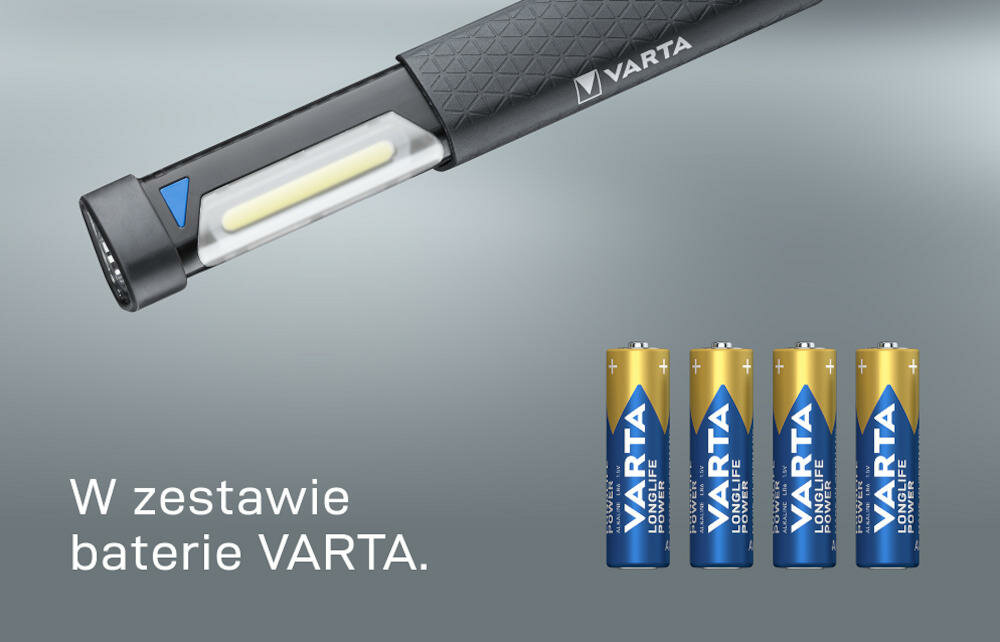 VARTA wyprawa kemping latarka zasilanie akumulatorowe