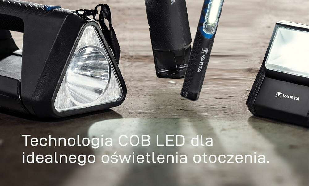 VARTA technologia cob led montaż czip podłoże matryca