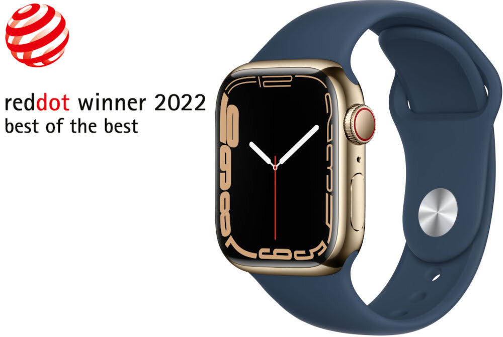 Smartwatch APPLE Watch 7 nagroda reddot