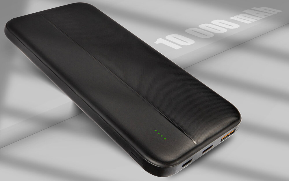 Powerbank FOREVER GSM113226 10000mAh Czarny moc energia ładowanie