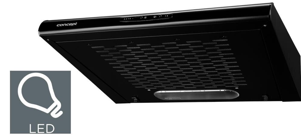 CONCEPT OPP1060bc oświetlenie LED okap praca ekonomicznie żywotność