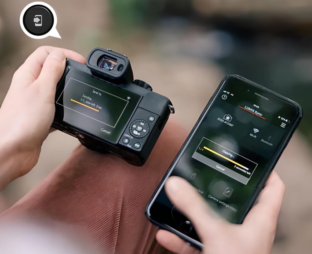 Aparat PANASONIC Lumix G100 zdjęcia obiektyw ekran wizjer ogniskowa przysłona migawka obudowa bateria zasilanie filmy nagrywanie rozdzielczość matryca rozmiar przekątna tryby iso montaż lampa światło przyciski sterowanie menu kontrast jasność balans bieli filtry cmos karta pliki format zapis seria