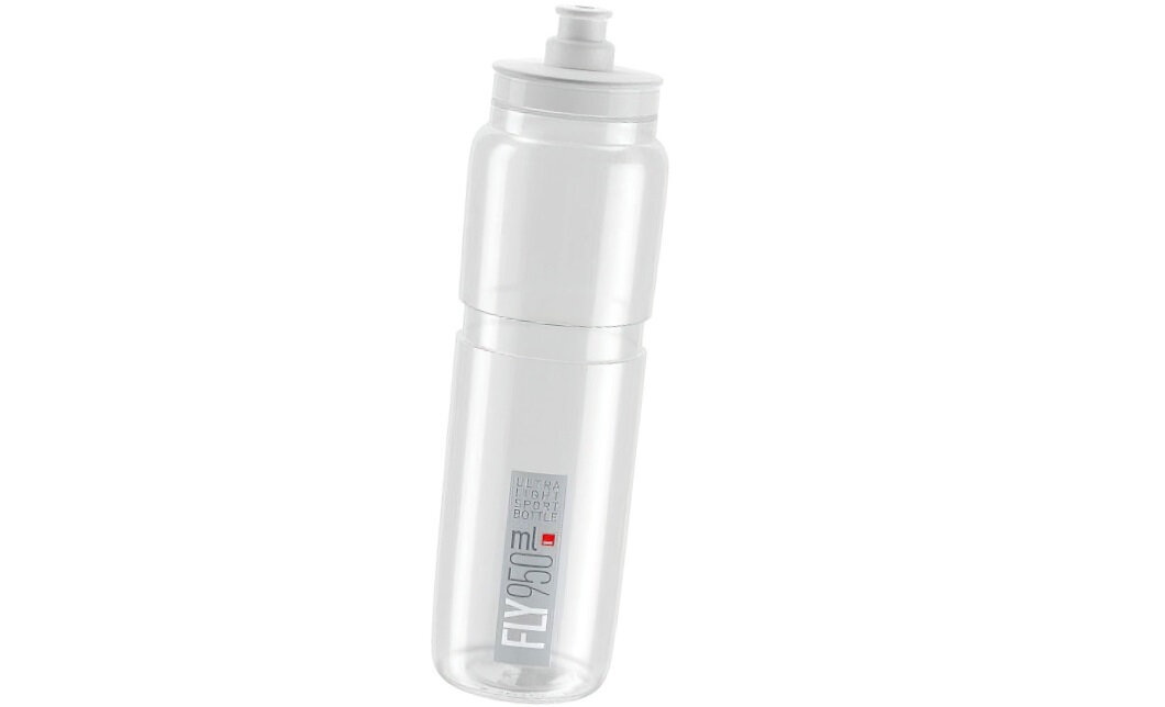 Bidon ELITE Fly 950 ml Przezroczysty Szeroki wlew mozliwosc mycia w zmywarce wygodny ustnik typu push-pull