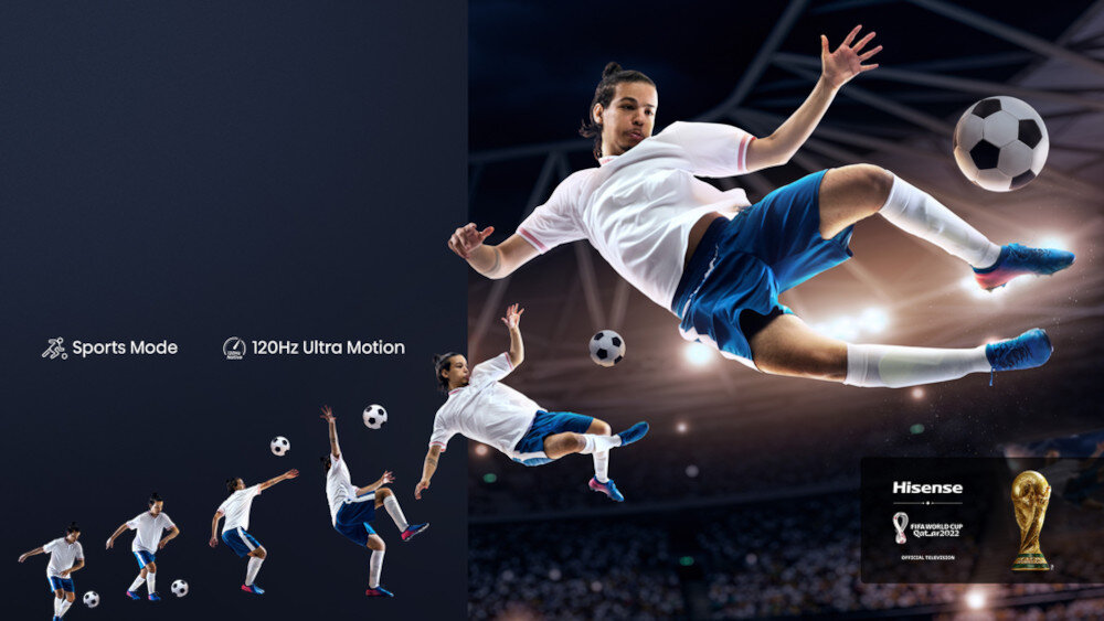 Telewizor HISENSE U7HQ - tryb sportowy