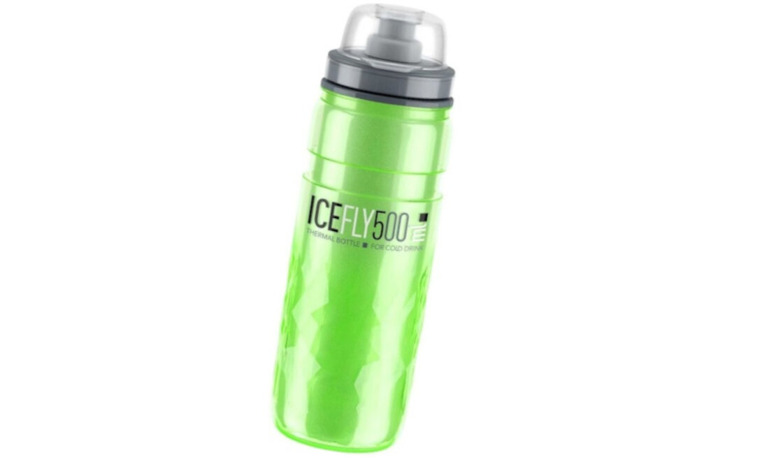 Bidon ELITE Ice Fly 500 ml Zielony izolowany temperatura