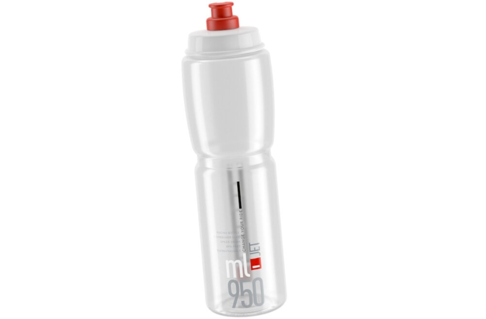 Bidon ELITE Jet 950 ml Przezroczysty kolor wykonanie wyprofilowany korpus