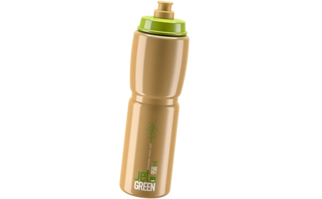 Bidon ELITE Jet 950 ml Brazowy kolor nakretka z innowacyjna dysza push-pull