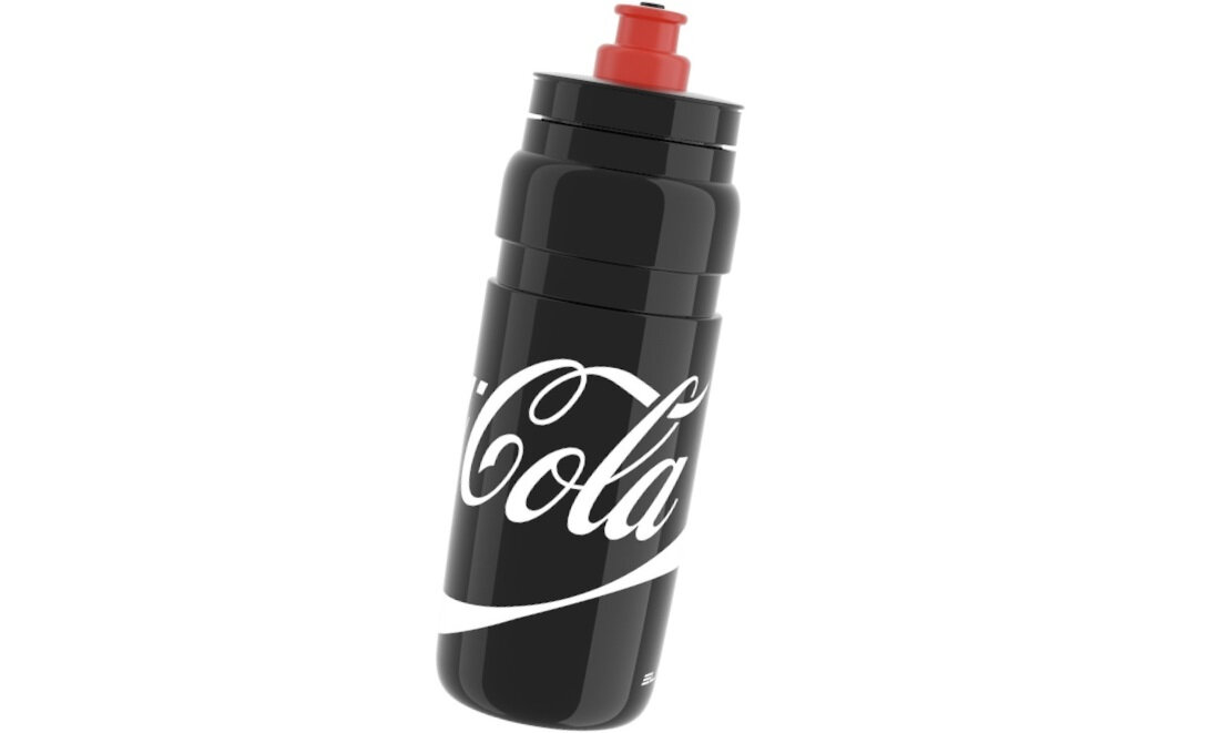 Bidon ELITE Fly Coca Cola 750 ml Czarny Szeroki wlew mozliwosc mycia w zmywarce wygodny ustnik typu push-pull
