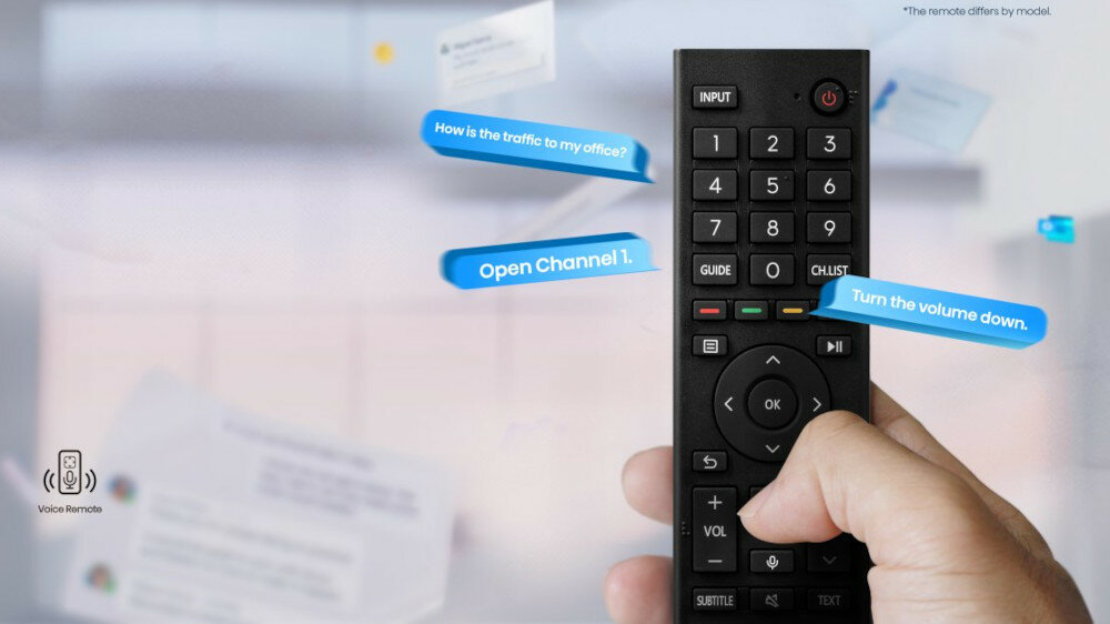 Telewizor HISENSE A63H - sterowanie głosowe