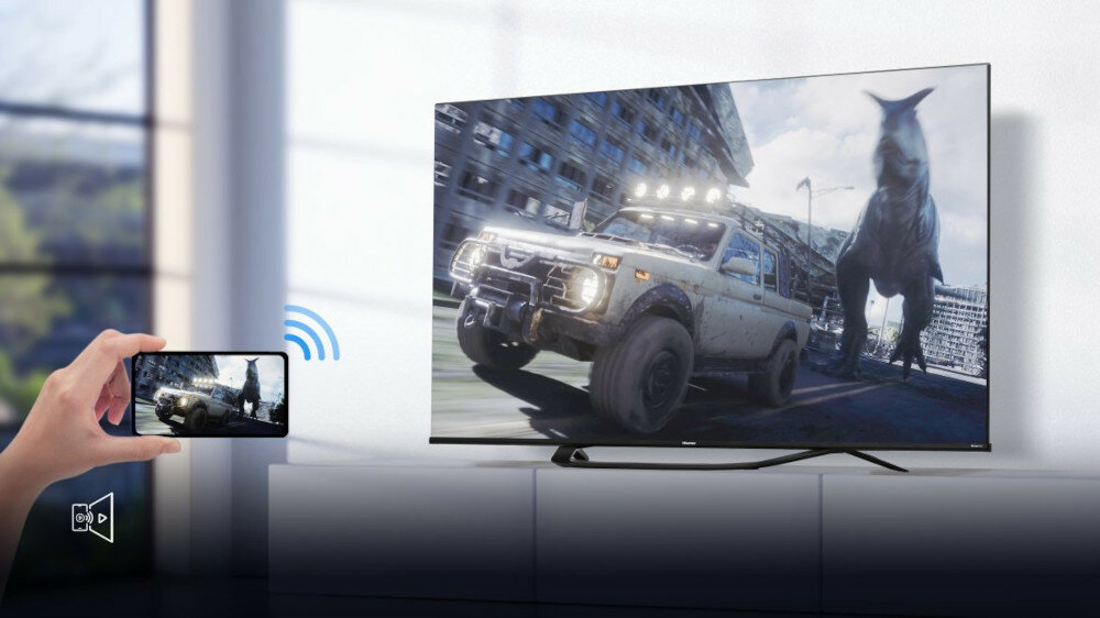 Telewizor HISENSE A63H - udostępnianie ekranu