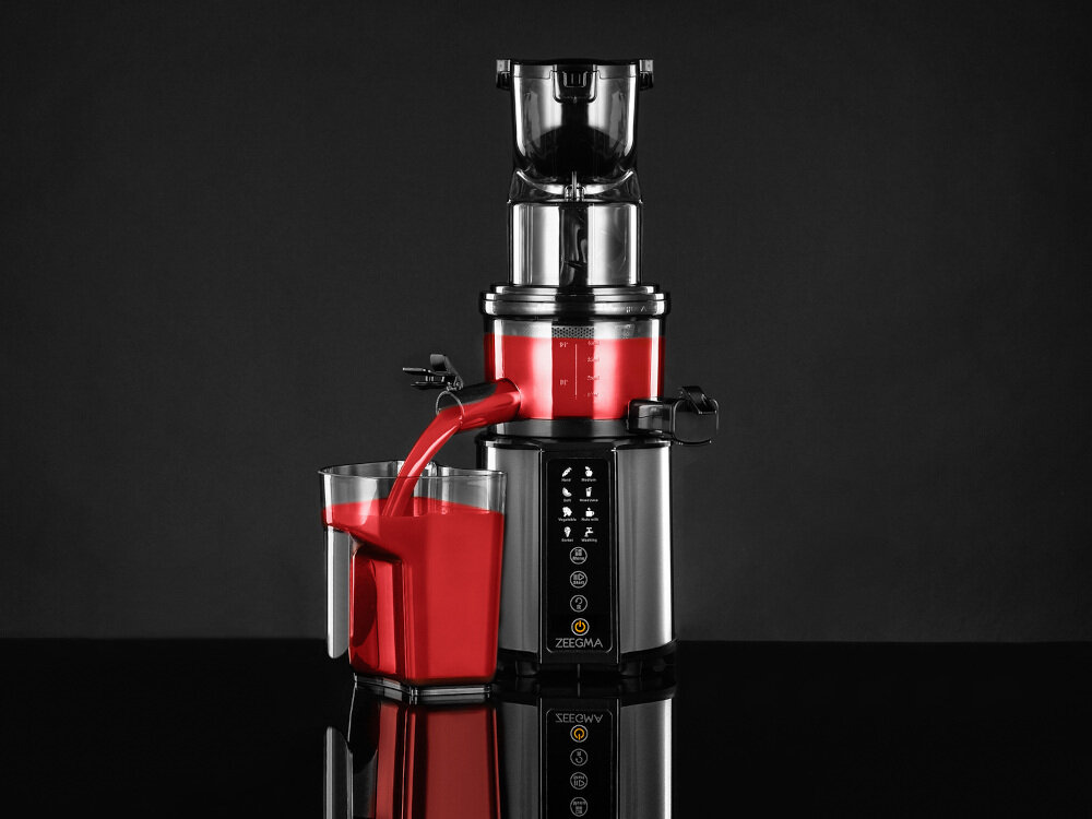 Wyciskarka wolnoobrotowa ZEEGMA Sap Pro sita rozmiary