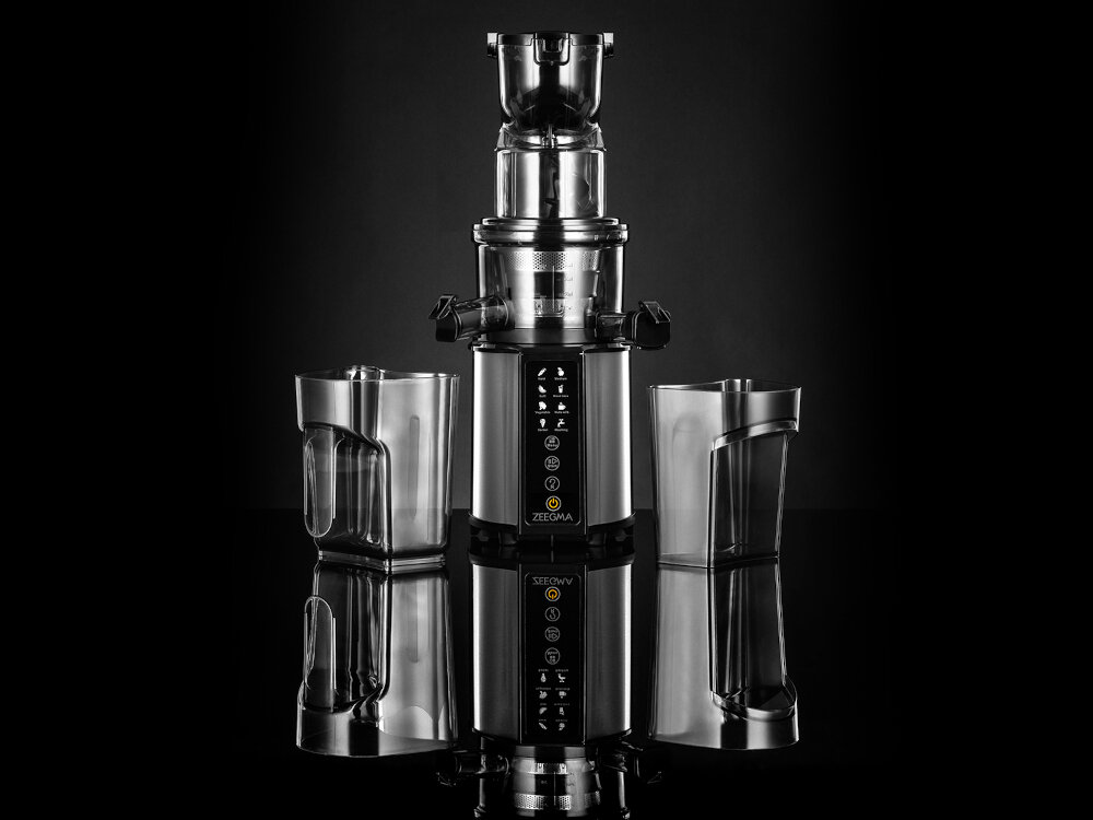 Wyciskarka wolnoobrotowa ZEEGMA Sap Pro zestaw dodatki koktajle wysoka jakość
