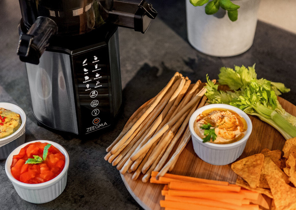 Wyciskarka wolnoobrotowa ZEEGMA Sap Pro kolorystyka design wygląd