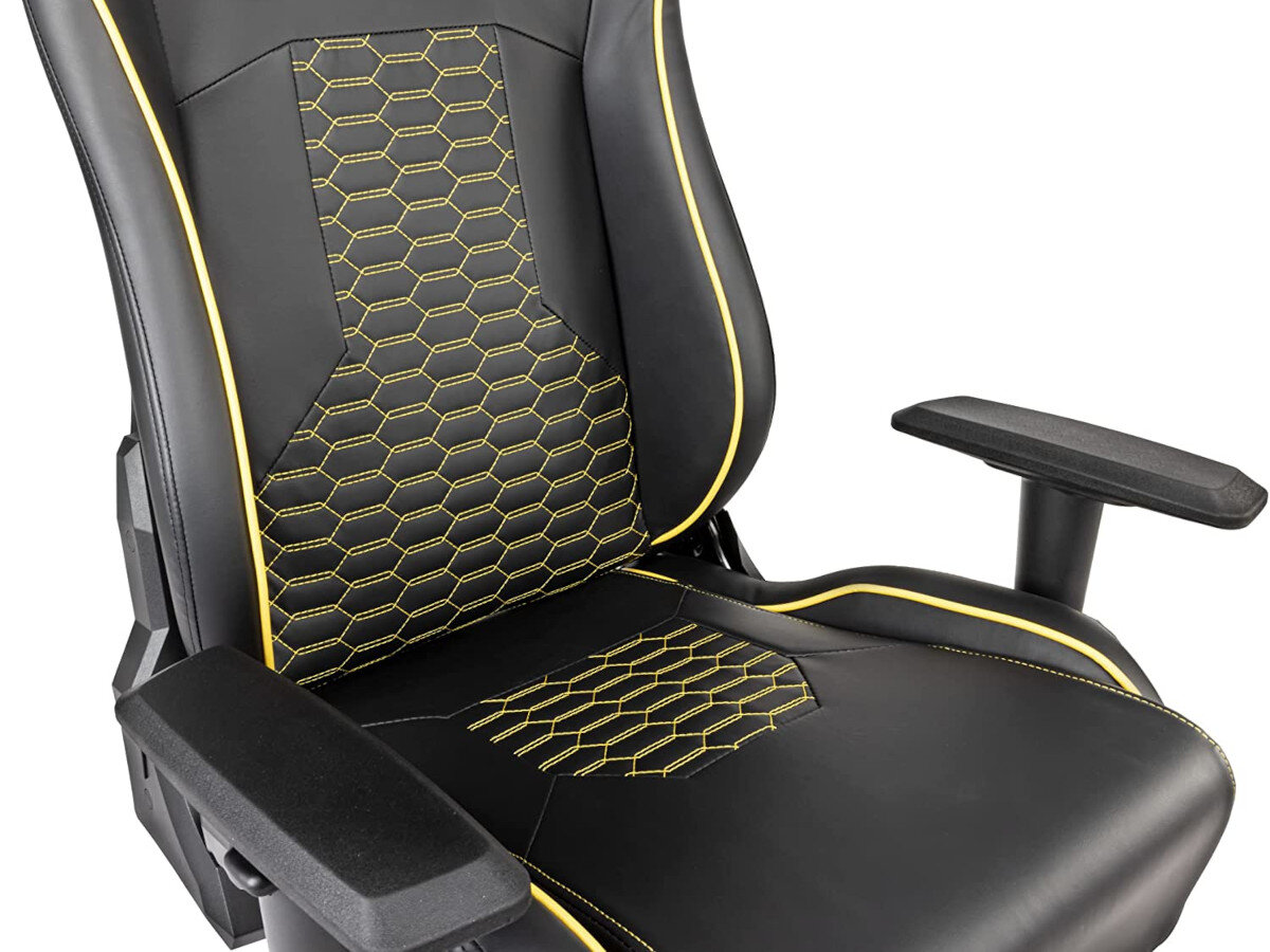 Fotel LAMBORGHINI Automobili Sport Czarno-zolty mozliwosc latwej regulacji