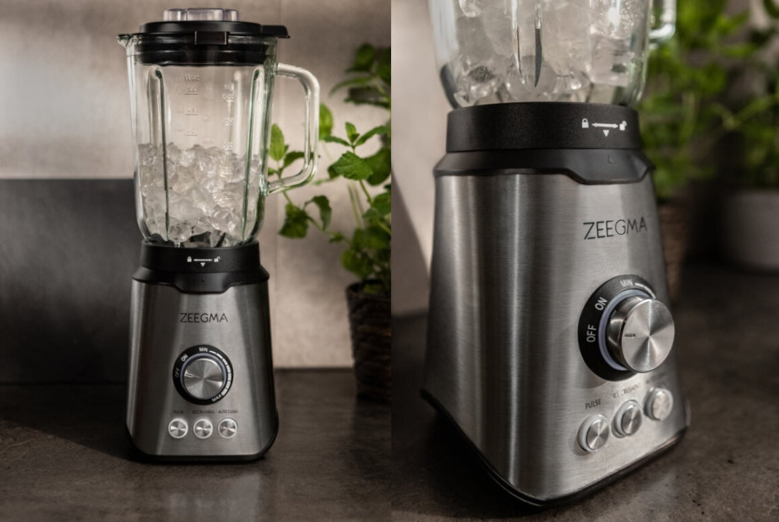 Blender kielichowy ZEEGMA Grand Vitamine wytrzymałośc konstrukcja wygląd ogólny