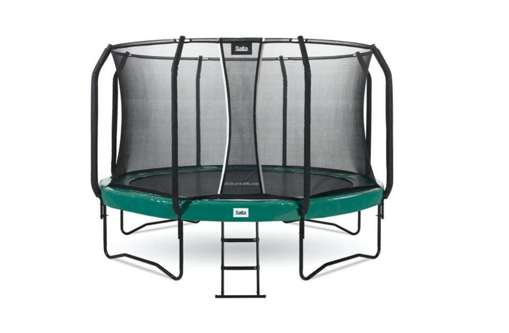 SALTA trampolina stylowy wygląd ogrodowa atrakcja ogród wspaniała bezpieczna zabawa