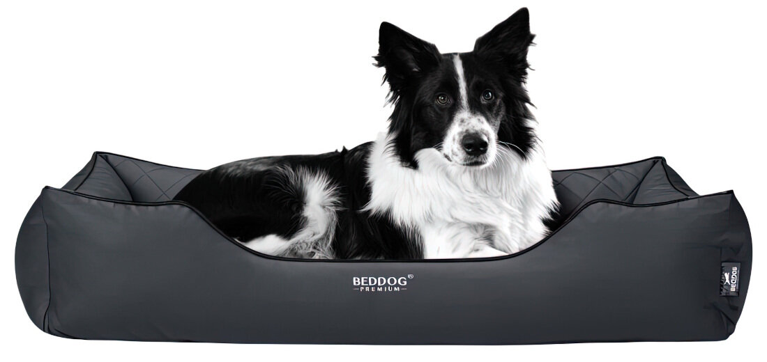 Legowisko dla psa BEDDOG Buffy The Rock Ortopedyczne XXL Czarno-szary Przemyślana konstrukcja komfort wygoda bezpieczeństwo odpoczynek relaks solidne wykonanie przestronna powierzchnia duże małe psy