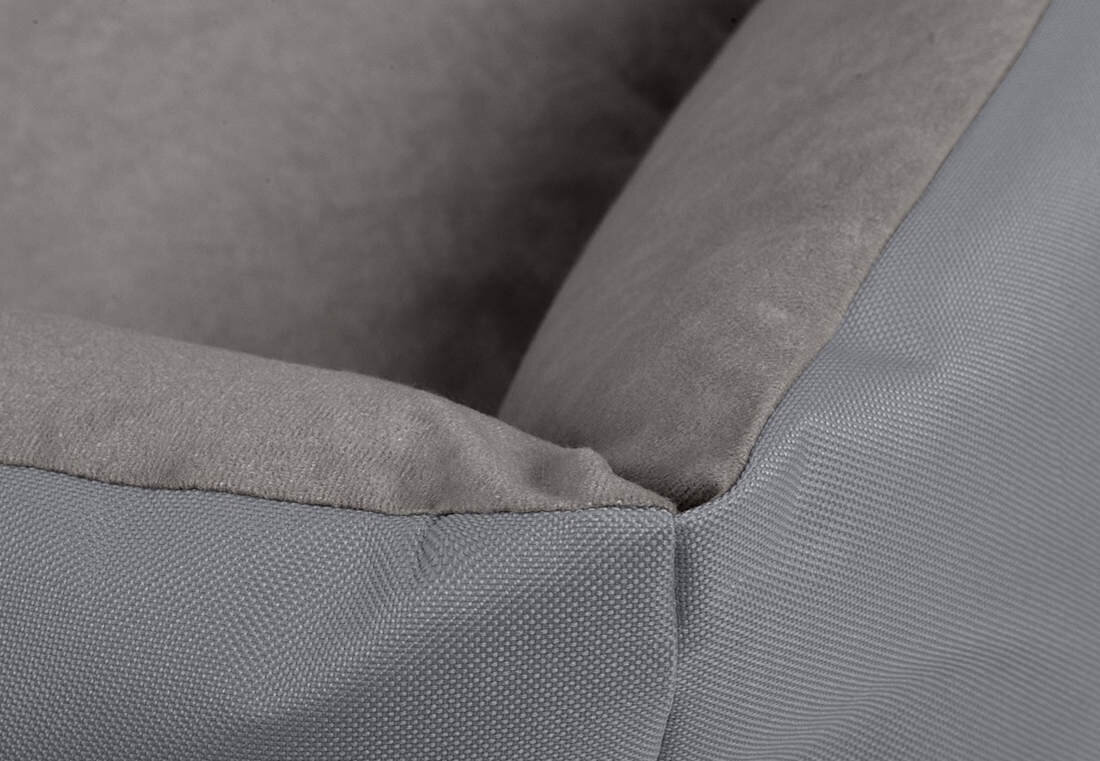 Legowisko dla psa BEDDOG Zara XL Szary bezpieczne miejsce do odpoczynku Piankowe wypełnienie od szczeniąt po starsze zwierzęta