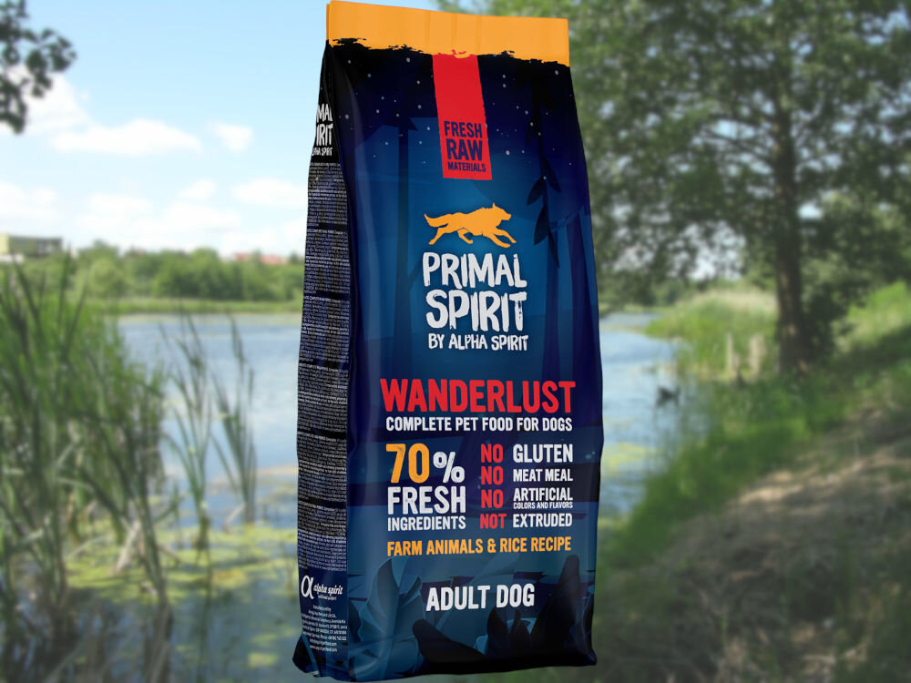 Karma dla psa ALPHA SPIRIT Wanderlust Kurczak 12 kg naturalne składniki