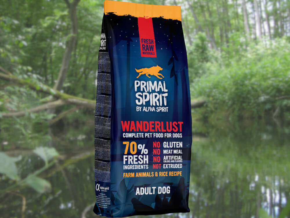 Karma dla psa ALPHA SPIRIT Wanderlust Kurczak 12 kg dawkowanie analiza sklad