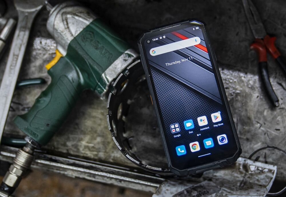 Smartfon OUKITEL WP16   ekran bateria aparat procesor ram pamięć pojemność rozdzielczość zdjęcia filmy opis dane cechy blokady system łączność wifi bluetooth obudowa szkło odporność porty muzyka transfer sieć przekątna matryca waga czujniki oled amoled ips