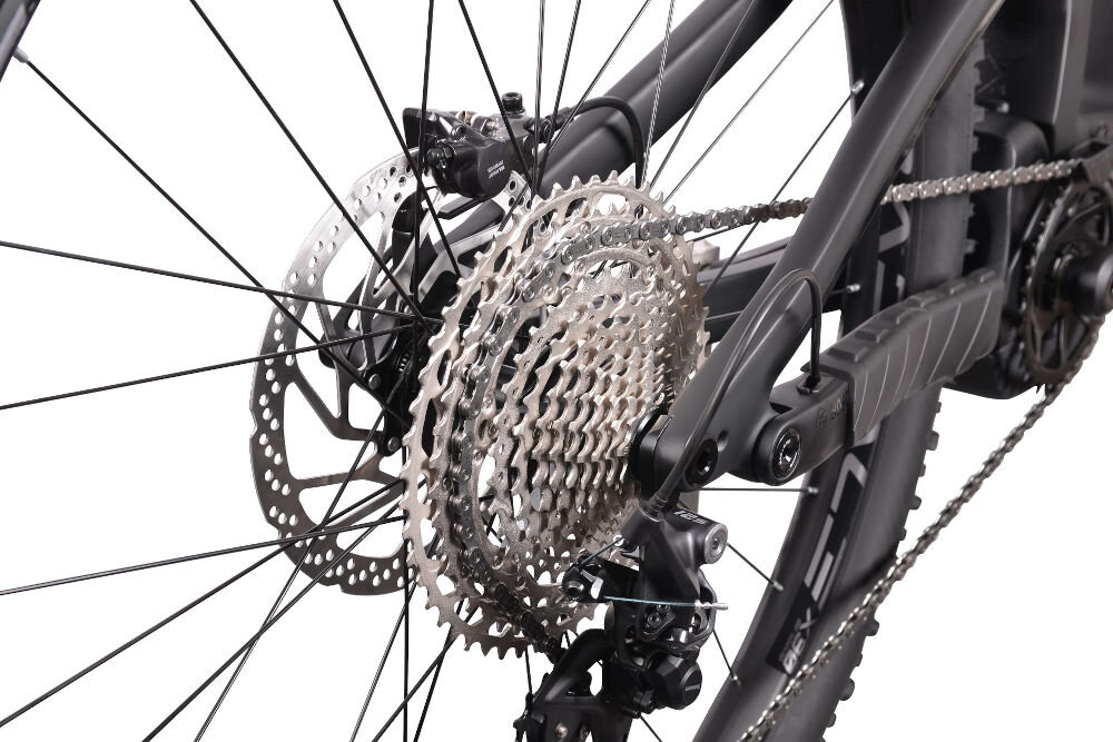 Rower elektryczny WHISTLE B-Rush C5.2 M19 29 cali męski Czarny kierownica WHISTLE z aluminium lekka