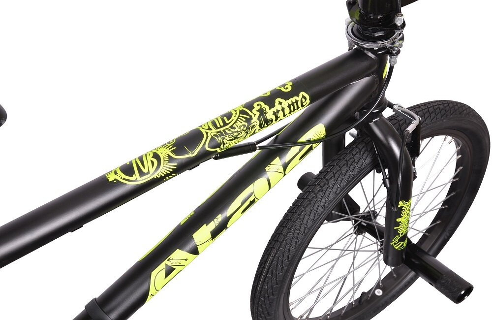 Rower BMX ATALA Crime 20 M11 20 cali męski Czarno-żółty W trosce o Twoje poczucie komfortu i bezpieczeństwa Atrakcyjny, nowoczesny design oraz ciekawa kombinacja kolorów